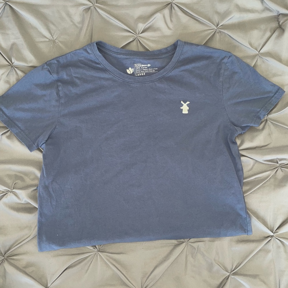 Dutch Bros blue size L shirt